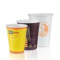 Single Wall Desechable Papel caliente Coffee Cups 8oz